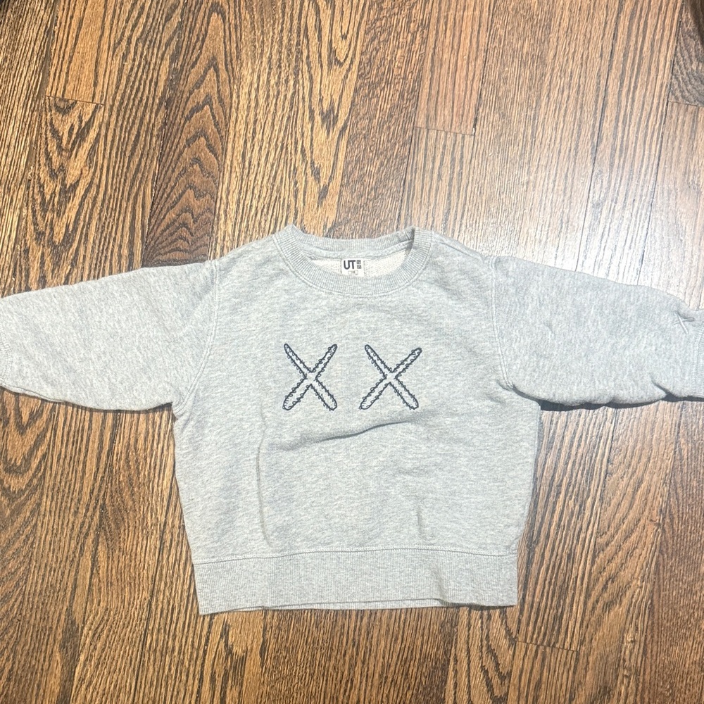 Uniqlo x KAWS x Sesame Street Gray Kids Sweatshirt